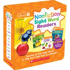 (영문도서) Nonfiction Sight Word Readers: Guided Reading Level D (Parent Pack): Teaches 25 Key Sight Wor... Paperback, Scholastic Teaching Resources, English, 9780545842846