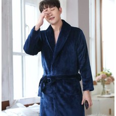 커플가운 커플룩 산호융 잠옷 여성가을겨울 두꺼운 기모 롱타입 치마잠옷 샤워가운 플란넬 홈웨어