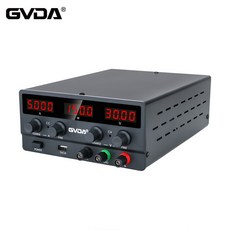 GVDA DC 30V 10A 파워서플라이 직류 전원 공급장치 공급기 60V 5A, 30V 5A 150W, 블랙,