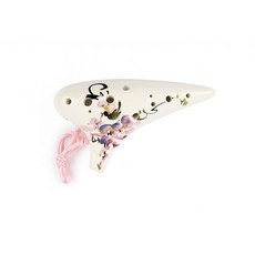 TNG 오카리나 싱글 12홀 알토 C조 Ocarina 고급 관취주 악기 대만제 AC (유약 후지 후지노하나)