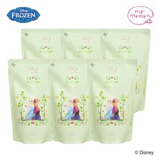마마망 버블 핸드솝 청포도향 리필 400ml 6개, 단품