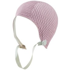 Latex Swim Cap - Women Stylish Swimming Cap Great for Ladies Perfect to Keep Hair Dry - Suitable, 턱끈/라벤더, 1개