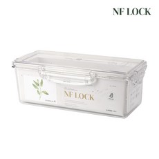 NF LOCK 엔에프락 직사각 트라이탄 밀폐용기(물받이) 직사각10호 3.3L, 1개