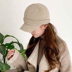 아모르데이 여성용 몬리니트캡 겨울 필수템 니트재질 베이직 심플 모자