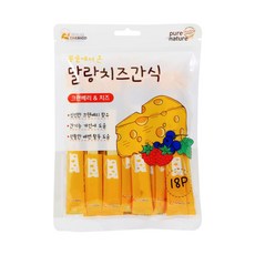 몽골에서온 말랑치즈 간식 18p 크랜베리&치즈 스틱, 1개, 126g - 치즈춥스