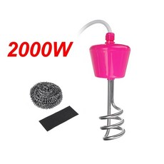2000/2500/3000W 2M 전기 침수 온수기 요소 보일러 풍선 수영장에 대 한 휴대용 물 난방 막대, 01 2000W_03 체코_01 Eu 플러그