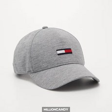 타미힐피거 진 플래그 로고 볼캡 모자 TOB52P00Y-G11 아이스 그레이