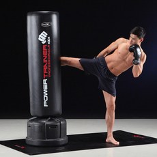 [바디엑스] 스탠딩 샌드백 PRO4400 이종격투기 노재길 선수 스탠드샌드백 복싱 글러브, 상세 설명 참조, 색상:레드