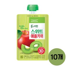 풀무원 풀스키친 스위트 애플키위100ML 10개 어린이 음료 주스, 100ml