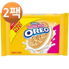 오레오 더블 스터프 골든 샌드위치 쿠키 패밀리 사이즈 20oz, 2팩