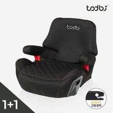 토드비 [토드비] 2개구성 뉴코쿤 ISOFIX 부스터 주니어카시트 블랙, 1+1 뉴코쿤 ISOFIX 카시트 블랙