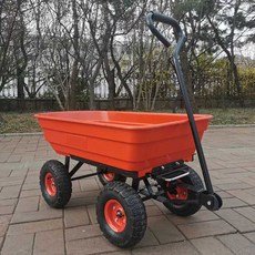 4륜 과수원 손수레 4륜수레 구르마 농업용수레 대차수레, 1개