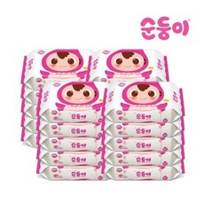 순둥이물티슈리필80매20팩