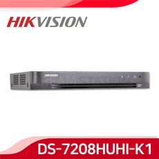 하이크비전 DS-7208HUHI-K1 8MP 8백만화소 8채널 올인원 DVR CCTV 녹화기, 1TB - ds-7208huhi-k1