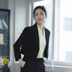 [백화점 정품] 잇미샤 여성 가을 아우터 원버튼 테일러드 셋업 자켓 ITO3ZJK5 트위드 캐주얼