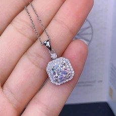 리얼화이트골드목걸이