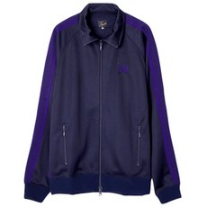 NEEDLES 니들스 23FW Track Jacket - Poly Smooth NAVY (NS244) (폴리 스무스 트랙 자켓)