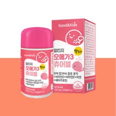 내츄럴플러스 어린이 알티지 오메가3 레몬맛 츄어블, 90캡슐, 1개