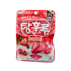 [캔디] UHA + 유어스 탕후루 딸기사탕젤리 38g(145kcal) X 6개