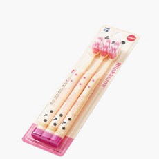 4살 재매있게 양치하는 리락쿠마 예쁜 칫솔 핑크3p 캐릭더 유아칫솔, 단일상품