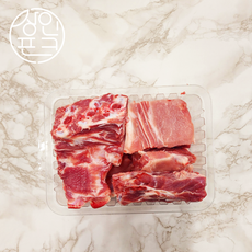 상인포크 국내산 돼지고기 등뼈 1kg 한돈 HACCP 감자탕용 등뼈찜, 1000g, 1개
