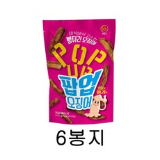 오징어튀김 팝업오징어 30g 6봉지, 1개, 180g