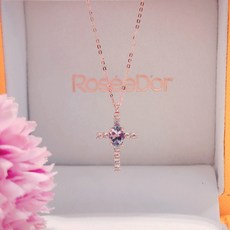 다이아십자가목걸이