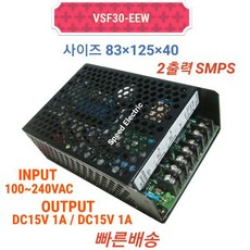 썬트로닉스 VSF30-EEW 파워서플라이 DC15V1A/15V1A