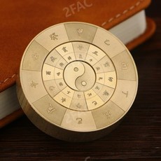 나경 패철 풍수지리 나침반 중국 나침판 팔괘 삼합 현공 패철 24절기, A, 1개
