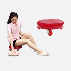 QXY704104 연두마트 이동식 작업의자 높낮이조절 B타입 편한청소 KH201, 1