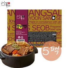 [명절엔] 윤상섭 갈비찜 500g x 5팩, 없음, 5개