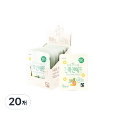 간편한 어스맨 인도양 무설탕 건파인애플 15g 20개, ONE COLOR, 15G 20개