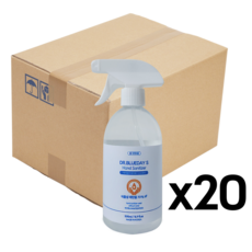 닥터블루데이에스 뿌리는 손소독제 스프레이 대용량 손세정제 hand sanitizer 500ml, 20개, 500g