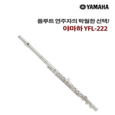 야마하 YFL-222 플루트 하드케이스+소프트케이스+융 / 221 후속