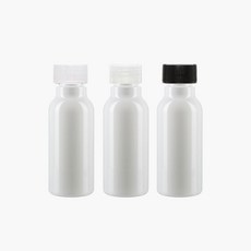 AN120백색 120ml 일반캡 낱개 플라스틱 페트병, 120ml 투명캡