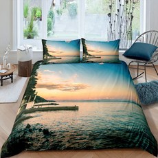바다풍경침대커버