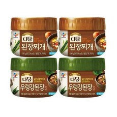 다담 된장찌개 530g 2개 + 우렁강된장 500g 2개, 1개, 상세페이지 참조