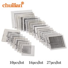 공구 27Pcs /16pcs/10pcs BGA 일반 템플릿 SMT SMD 칩 Rpair 지원 직접 가열 스텐실, 1개