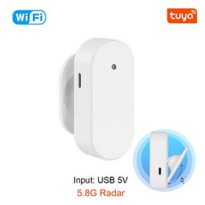 투야 지그비 인체 감지 센서 스마트 레이더 감지기 와이파이 모션 지지대 홈 어시스턴트 Zigbee2mqtt, 1개
