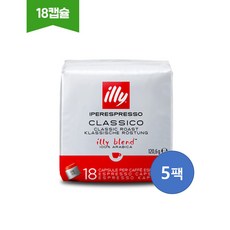 일리 캡슐 미디움 로스티드 18개입 5팩, 120.6g, 5개, 5개
