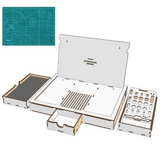 스타일엑스 워크스테이션 모델링 Ver 1.5 조립형 DE210 - 커팅매트 상품 이미지