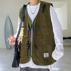 남자여름면조끼