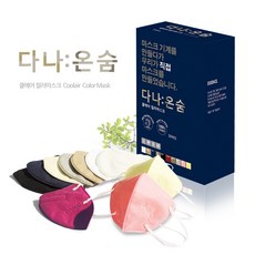 새부리형 칼라 마스크 다나 온숨 (5개입), pure white, xs