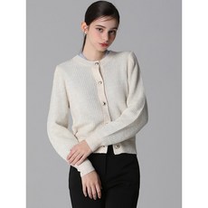 쉬즈미스 울 혼방 버튼 포인트 가디건 택가격 198000원