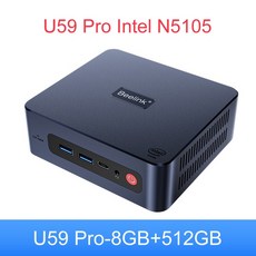Beelink-U59 프로 미니 PC 윈도우 11 인텔 11th Gen N5105 DDR4 8GB 2022 GB SSD 듀얼 Wifi 512 M 데스크탑 게임용 컴퓨터 GK 1000, 벨기에, 미국, 8G512G