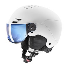 우벡스 주니어 아동 헬멧 2223 uvex rocket jr. visor white-black mat