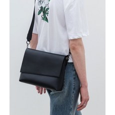 DRAW FIT 슬랜트 메신저 크로스 백 [BLACK]