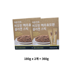 골든허브 비오틴 맥주효모 환 콜라겐 스틱, 360g, 6개