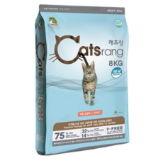 캐츠랑 어덜트용 고양이 사료, 2개, 8kg, 0. Adult/단백질