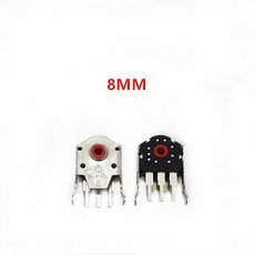 PC 마우스 알프스 인코더용 고정밀 Kailh 디코더 레드 코어 로터리 스크롤 휠 인코더 1.74mm 홀 5mm ~ 1, 01 2Pcs 8mm, 1) 2Pcs 8mm